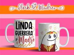 Plantillas Sublimación Tazas + Vasos Flork Madre Vol.3 - PlantillasyVectores