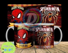 Plantillas Sublimación Tazas - Día Padre / Papá Superheroe