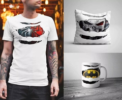 Plantillas Para Tazas + Poleras Torsos Superheroes - comprar online