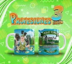 Imagen de Plantillas Sublimar Tazas - Profesiones El Mejor Vol.3