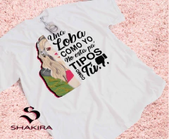 Plantillas Sublimación Poleras Multiuso Shakira + Bizarrap - comprar online