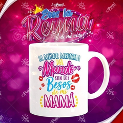 Imagen de Plantillas Sublimación Tazas, Madre Eres La Reina De Mi Vida