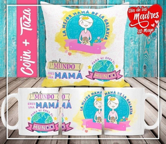 Plantillas Sublimación Cojines + Tazas Día De La Madre Vol.1 - tienda online