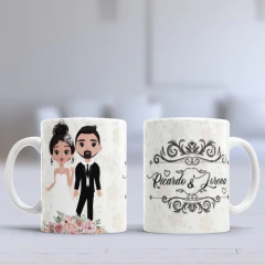 Plantillas Sublimación Tazas Matrimonio Boda Vol.2 - PlantillasyVectores