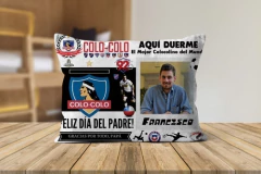 Plantillas Sublimación Cojines - Día Del Padre Futbol Chile