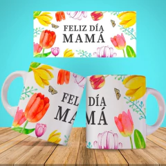 16 Plantillas Sublimación Tazas Feliz Día De Mamá - comprar online