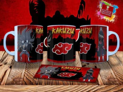 Imagen de Plantillas Sublimación Tazas | Naruto Akatsuki