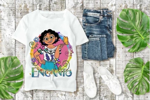 Plantillas Sublimación Poleras - Encanto