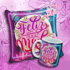 Plantillas Sublimación Cojines + Tazas Día De La Madre Vol.8 - comprar online