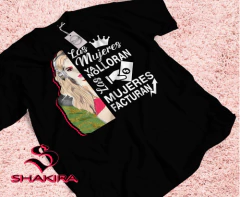 Plantillas Sublimación Poleras Multiuso Shakira + Bizarrap - PlantillasyVectores