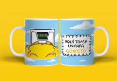 Plantillas Sublimación Tazas - Día Del Padre Homero