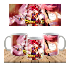 20 Plantillas Sublimación Tazas Dragon Ball #3 en internet