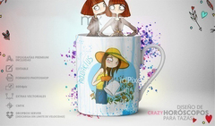 Plantillas Sublimación Tazas - Horóscopo Loco - tienda online