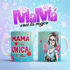 Plantillas Sublimación Tazas Día Madre, Mamá Eres La Mejor! - PlantillasyVectores