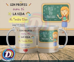Plantillas Sublimación Tazas - Día Del Profesor Vol.1 - tienda online