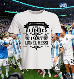 Plantillas Sublimación Poleras Messi Campeón