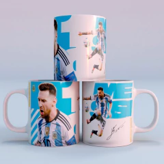 Plantillas Tazas Messi Argentina 2022 - comprar online