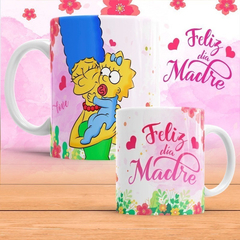 Plantillas Sublimación Cojín + Tazas Día De La Madre Dibujos - comprar online