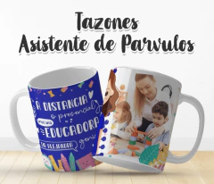 Plantillas Sublimación Tazas - Asistente Parvulos 3 en internet