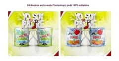 50 Plantillas Tazas Sublimación Dia Del Padre Premium - comprar online