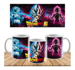 Imagen de 20 Plantillas Sublimación Tazas Dragon Ball #3