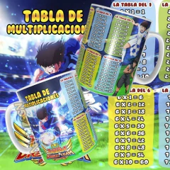 Plantillas Sublimación Tazas - Tablas Multiplicar Anime - PlantillasyVectores