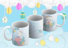 Plantillas Tazas Conejo De Pascua - comprar online