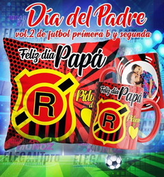 Plantillas Sublimar Padre Tazas + Cojín Fútbol Chile 1ra B - comprar online