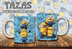 Plantillas Sublimación Tazas - Minions en internet