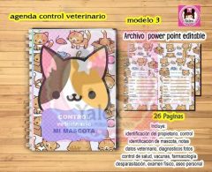 Kit Imprimible Control Veterinario Mascotas Vol.2 | Editable - comprar online
