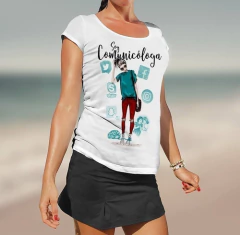 Imagen de Plantillas Sublimación - Poleras Profesiones Mujer