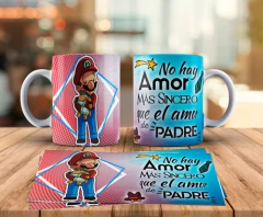 Plantillas Sublimación Tazas Día Del Padre Duos Animado - tienda online