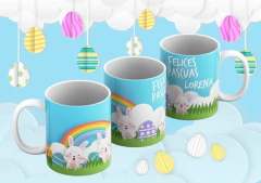 Plantillas Tazas Conejo De Pascua