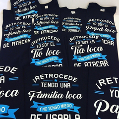 Plantillas Sublimación Vectores Poleras - Familia Loca en internet