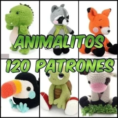 120 Patrones Hermosos Animalitos Amigurumis Tejidos Crochet