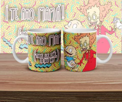 Plantillas Sublimación Tazas Retro Día De La Madre - PlantillasyVectores