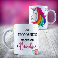 Plantilla Sublimación Tazas Unicornios | Editable Psd