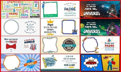 Imagen de Mega Pack +300 Plantillas Sublimación Día Del Padre