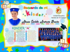 Kit Imprimible Cuadros Diplomas Graduación Kinder / Básica