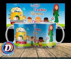 10 Plantillas Sublimación Tazas - Educadora Parvularia