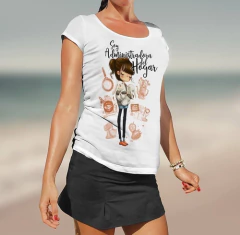 Plantillas Sublimación - Poleras Profesiones Mujer