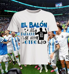 Imagen de Plantillas Sublimación Poleras Messi Campeón