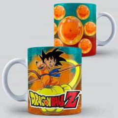 Plantillas Sublimación Tazas Dragon Ball #1 | Editables Psd