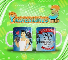 Plantillas Sublimar Tazas - Profesiones El Mejor Vol.3 en internet