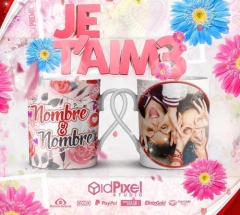 Plantillas Tazas Día Del Amor Foto Collage 2