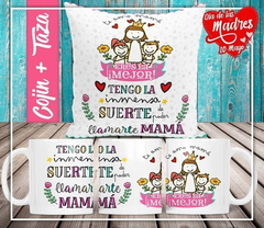 Plantillas Sublimación Cojines + Tazas Día De La Madre Vol.1 - PlantillasyVectores