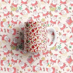 15 Plantillas Sublimación Tazas - Collage Navidad - PlantillasyVectores