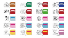 20 Plantillas Sublimación Tazas Infantiles Para Pintar #3 - comprar online