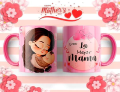 Plantillas Sublimación Cojín + Tazas Día De La Madre Vol.4 - comprar online