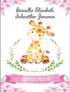 Cuaderno Pediátrico Kit Imprimible Editable | Jirafa